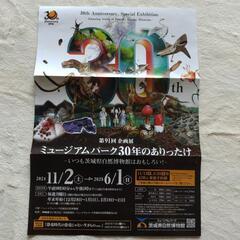 茨城県自然博物館　チケットの画像