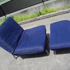 観音寺 一人用ソファー オットマン付き 中古品 ベッドにもなる ...
