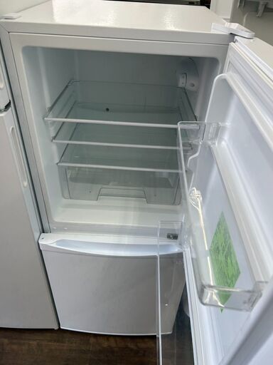 リサイクルサービス八光】2017年式 Elabitax 96L 2ドア冷蔵庫 ER-107（HG)