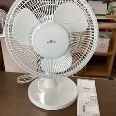 美原店 eilte 扇風機  19年製 動作確認　クリーニング済