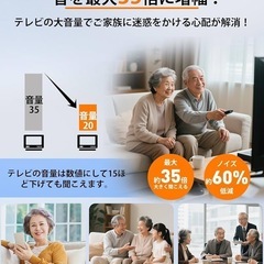 集音器 高齢者 しゅうおんき【2025年革新型・4段階音量調整・簡単操作 】 最大20-30時間連続使用 耳穴型 目立たない 片耳/両耳 1200mahの充電ケースで200時間の充電が可能の画像