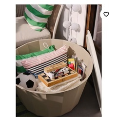 丸に収納テーブル　数回使用の画像