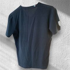MILANO VIOLA メンズ VネックTシャツ Lサイズ ロゴ刺繍入りの画像
