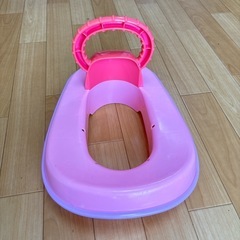 ハローキティ キティちゃん 幼児用補助便座 持ち手付き トイレトレーニング トイトレ おまる の画像