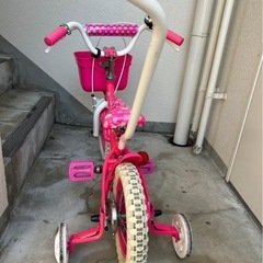 トイザらス　AVIGO　12インチ　子供用自転車　You＆Me　押し手付きの画像