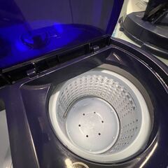 簡易小型ミニ洗濯機　2槽式　タイマー付き　ホース類付きの画像