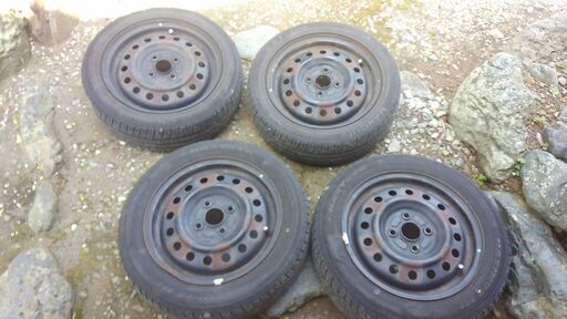 スチールホイール＆ラジアルタイヤ、4本せット