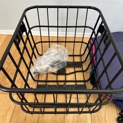 自転車用　カゴ、カバーセットの画像