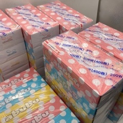 お買い得！合計50箱 10パック（1パック 5箱入 200組）あぶぶabubu ふんわりやわらか ボックスティッシュ 箱ティッシュ　ココカラファインの画像