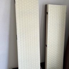 使用数回のみ＞値下げしました　美品★幅180㎝×高さ179　アイボリー　パーテーションの画像