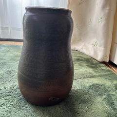 足尾焼　花瓶の画像