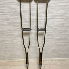 松葉づえ(決まりました)の画像
