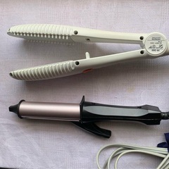ヘアーアイロン2点の画像