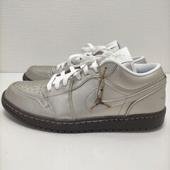 ☆送料無料☆新品・未使用☆ [ナイキ] エア ジョーダン 1 ロー SE W AIR JORDAN 1 LOW SE メタリックジンク/サミットホワイト HQ3529-099 （29㎝）88151-1-060Tの画像