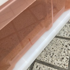 衣装ケース 4段 木製天板　ピンクの画像