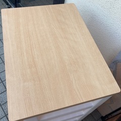 衣装ケース 4段 木製天板　ピンクの画像