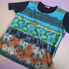 派手柄　半袖Tシャツ　Mサイズの画像