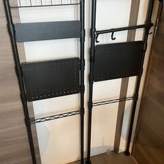 【引き取り限定・差し上げます】スチールラック ルミナス ノワールの画像