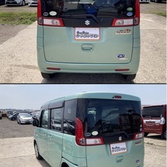 《自社ローン対応⭕️》［新潟県］【スズキ スペーシア 660X】現金販売から自社ローンまで幅広い購入方法で対応❗️審査通過率98%、ブラックOK、格安中古車販売店【オーシャンデザイン】✨ETC✨の画像
