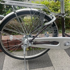 🔶新車🔶　BRIDGESTONE　プロムナード　24インチ　LEDオートライト　丈夫なステンレスリム　BAA(安全基準適合車)　3年間盗難補償付き　点検調整永久無料✨　西宮市　自転車　ママチャリ　ファッションサイクルの画像