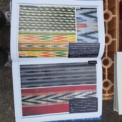 緕　かすりの生地の本　かなり高い本です。の画像