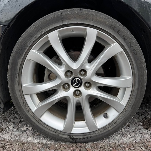 24日まで！マツダ アテンザ ホイール 19インチ ホイールセット 4本 夏タイヤおまけ付き 225/45R19