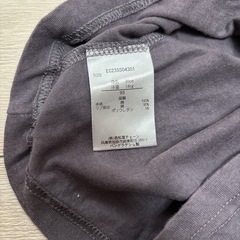 子ども服　Tシャツ　半袖　ダークグレー　95の画像