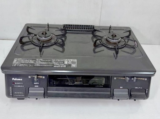 直接引き取り5%OFFパロマ LPガス PA-N41B-L 2017年製 ガステーブル ガスコンロ パロマガステーブル Paloma 一般家庭用品 キッチン機器 店舗用品 中古 504235