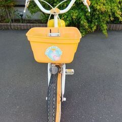 小学校低学年※補助輪付き自転車※オレンジカラーの画像