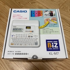 【新品】カシオ ラベルライター ネームランドBIZ KL-M7 テープセット