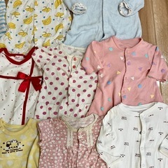 女の子 新生児服 ベビー服 50~60センチ 14点セットの画像