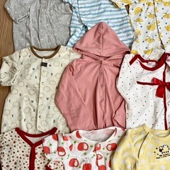 女の子 新生児服 ベビー服 50~60センチ 14点セットの画像