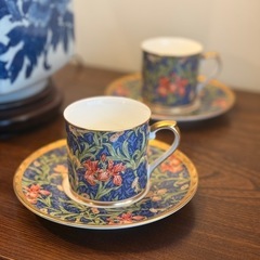 V&A NIKKO ウィリアムモリス アイリス コーヒーカップ&...