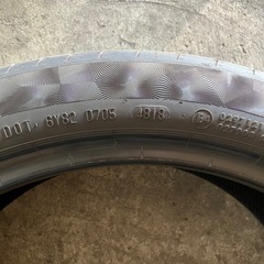 1本のみ　Continental 225/45R19  2018年製　夏タイヤの画像