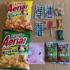 おやつと虫かご2つ