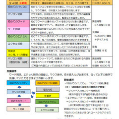 横浜市シルバー人材センターＰＣ教室　パソコン講座　経験豊富な講師陣が丁寧にお教えしますの画像