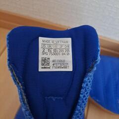 訳アリ　アディダス靴　20.5㎝　サッカー　上靴の画像