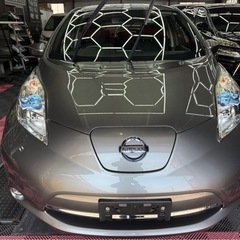 リーフ！ガソリン入らずの電気自動車！