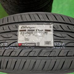 ●新品２０２５年製　ヨコハマタイヤ　AVID エンビガー　235/50R18　4本セット●作業工賃込み●の画像