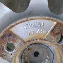 【決まりました】13インチ アルミホイール 4本※タイヤ使用不可の画像