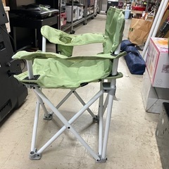 ☆値下げ☆ロ2505-580 DCM キッズチェア グリーン キズ汚れ有りの画像