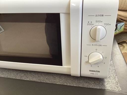 美原店　電子レンジ　YAMAZEN YRB-177