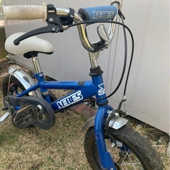 【お譲り先決まりました】XERES セレス　中古　子供用　自転車　補助輪付きの画像
