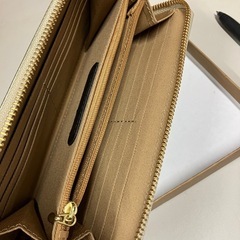 ☆値下げ☆W2505-571 ブランポム 長財布 ラウンドファスナー RP-1006 ゴールド 未使用品の画像
