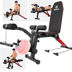 【中古】WASAI トレーニングベンチ　マルチトレーニングマシン