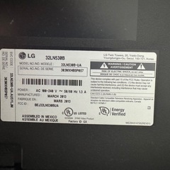 *ジャンク品* LG 32型テレビの画像