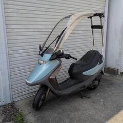 三重県津市から〜緑の綺麗なキャビーナ90‼️ベース車輌、部品取り、カスタム！格安スクーター、原付きバイク、オートバイ❗️HF06 2ST 2サイクル　屋根あり　希少　ホンダ　HONDA　ディオ　リード90 ブロード　ジョーカー90　DIO レストア　希少　当時物　配達も可能です❗️の画像