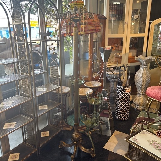 アンティーク ポールハンガー レトロ オシャレ 収納