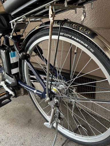 【お取引中】電動自転車　ヤマハ　パスチア紺　2、3回のみ使用