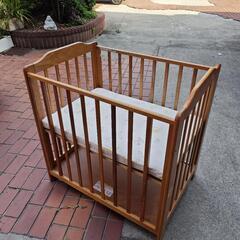 KATOJI こどもベッド　ベビーベッド　コンパクト　サイズ約W...